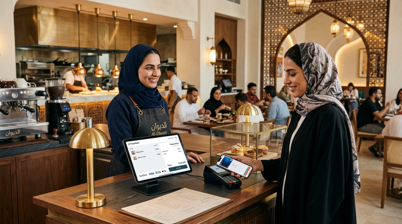 نظام إدارة وتشغيل المطاعم والمقاهي المتصل