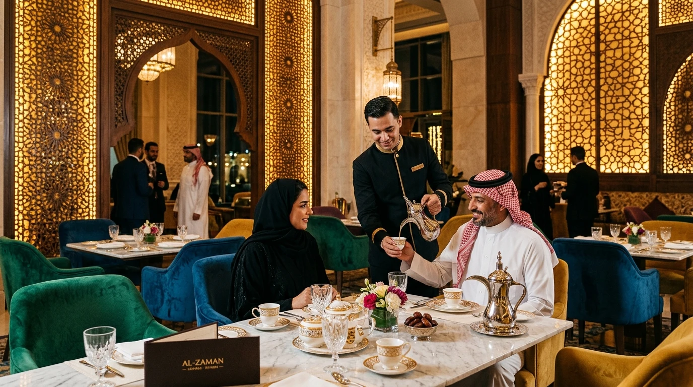 فريق ضيافة ضمن سياق الورديات والعمل اليومي